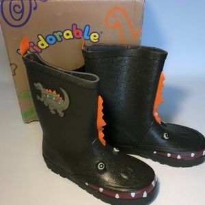 Kidorable Dinosaur Rain Boots size 1